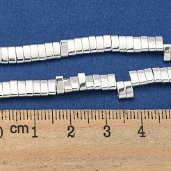 Гальванические нити из синтетических немагнитных гематитовых бусин&nbsp;G-I360-B02-04