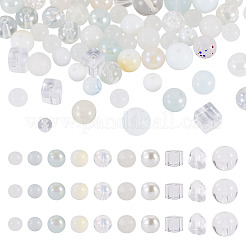 80 г прозрачных стеклянных бусин&nbsp;DGLA-TA0001-47A