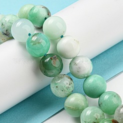 Натуральные хризопразные бисерные пряди&nbsp;G-P503-10MM-03