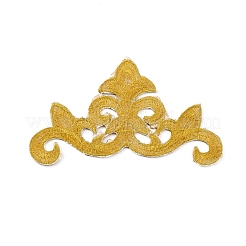 Нашивка из полиэстера с компьютерной вышивкой&nbsp;LS-EMBR-WH0001-07