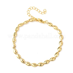 Браслеты из латунной цепочки для женщин&nbsp;BJEW-C140-08G