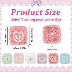 6 шт. 6-х цветные акриловые&nbsp;FIND-SC0013-09A