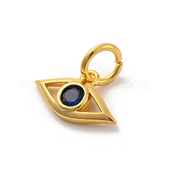 Латунные микро проложить кубического циркония подвески&nbsp;KK-U033-21G-01