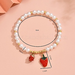 Латунь эмаль шарм браслеты&nbsp;GU0382-3