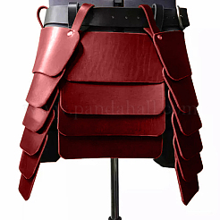 Юбка из искусственной кожи средневекового викинга с поясом&nbsp;AJEW-WH20077-031B