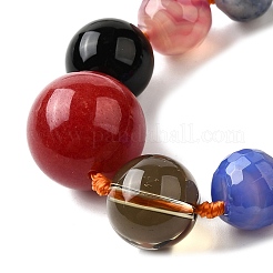 Нити из натуральных смешанных камней и стекла X-G-C188-01