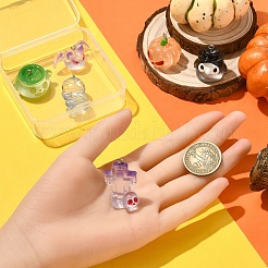 6 шт. 6 подвески из прозрачной смолы на Хэллоуин&nbsp;CRES-YW0002-61