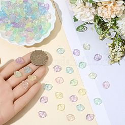 500 шт. прозрачные пластиковые бусины&nbsp;KY-PA0001-02