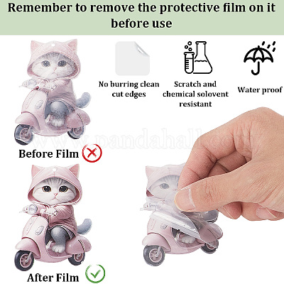 Акриловые подвески&nbsp;DIY-WH20085-003-1