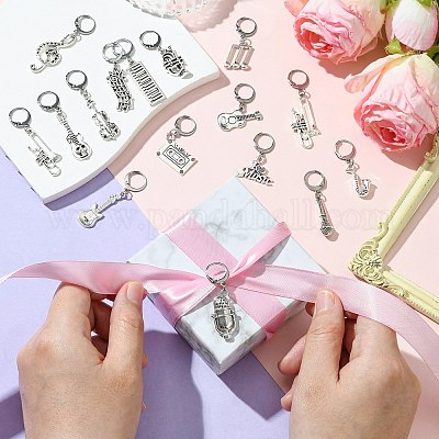 62 шт. 31-х стильные литые маркеры петель&nbsp;HJEW-CJ00058-1