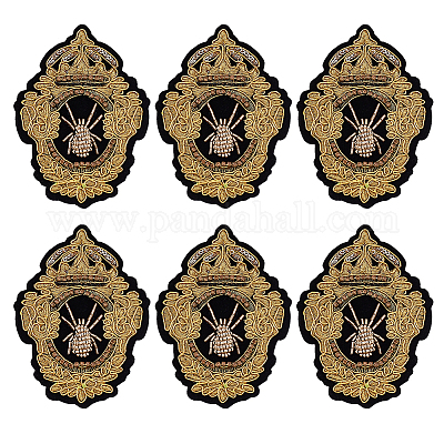 6 шт. тканевых заплаток для одежды&nbsp;PATC-GA0001-91-1