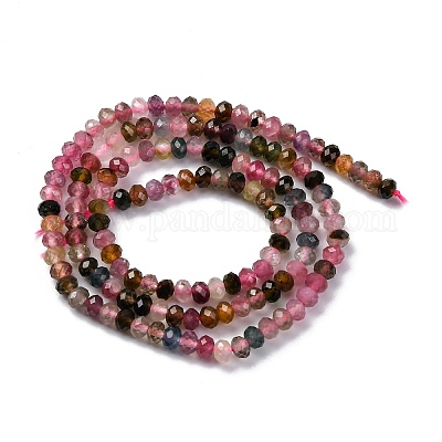 Натуральный турмалин бисер нитей&nbsp;G-B130-B01-01-1