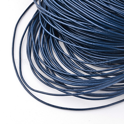 Полированные кожаные шнуры из натуральной кожи&nbsp;WL-R001-2.0mm-23-1