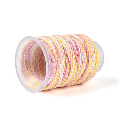 35 м окрашенный сегментный хлопковый шнур для макраме&nbsp;OCOR-T017-06C-1
