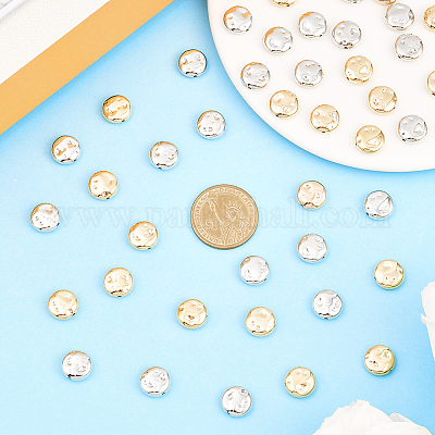 200шт 2 цвета пластиковые бусины ccb&nbsp;CCB-PA0001-19-1