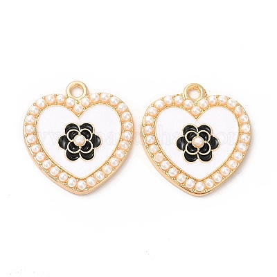 Подвески из эмали и сплава ENAM-C005-33G-02-1