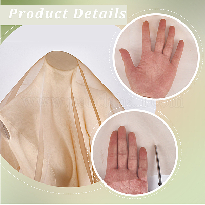 Органза ткань&nbsp;DIY-WH20050-60D-1