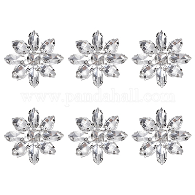 6шт стеклянные кабошоны&nbsp;GLAA-FG0001-31-1