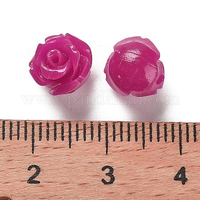 Резные бусины из синтетического коралла&nbsp;CORA-H003-01B-26-1