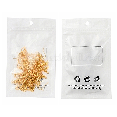 Латунные крючки для сережек&nbsp;KK-YW0001-28G-1