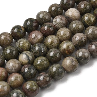 Естественно клубника кварц круглые бусины нити&nbsp;G-Z127-A02-8mm-1