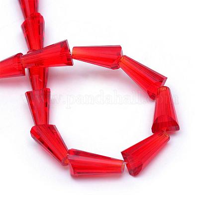 Прозрачные стеклянные бусины GLAA-R170-6x12-01N-1