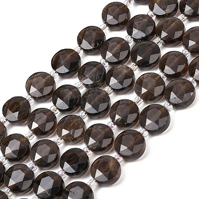 Природный дымчатый кварц нитей бисера&nbsp;G-F812-C04-01-1