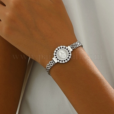 201 браслет-цепочка из нержавеющей стали с пантерой TY0900-2-1