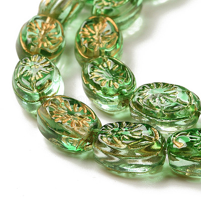 Прозрачные стеклянные бусины&nbsp;GLAA-F114-05E-1