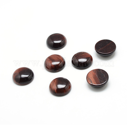 Окрашенный природный тигровый глаз драгоценный камень кабошоны&nbsp;G-T020-16mm-19-1