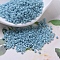 MIYUKI Delica Beads, Cylinder, Japanese Seed Beads, 11/0, (DB0218) Opaque Med Turquoise Blue Luster, 1.3x1.6mm, Hole: 0.8mm, about 20000pcs/bag, 100g/bag