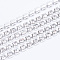 Brass Rhinestone Strass Chains, Rhinestone Cup Chains, Silver Color Plated, Crystal, 2.3~2.4mm, about 10yards/bundle