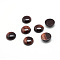 Dyed Natural Tiger Eye Gemstone Cabochons, Half Round, 16x6mm