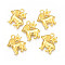 Golden Plated Alloy Pendant Rhinestone Settings, 12 Constellation/Zodiac Sign, Aries, 27.5x19.5x2.5mm, hole: 2mm, Fit for SS6(1.9~2.0mm) Rhinestone