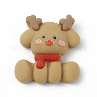 Кабошоны из непрозрачной смолы с рождественской тематикой&nbsp;CRES-M013-05