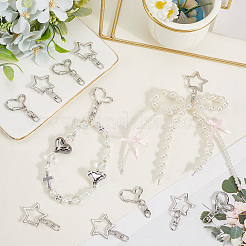 40шт 2 стиля пружинные кольца из цинкового сплава&nbsp;FIND-SP0004-04E