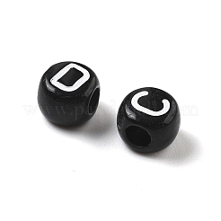 Непрозрачные акриловые бусины&nbsp;OACR-D282-01B