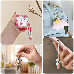 75 шт. подвеска в виде крыла из сплава 5 цветов&nbsp;HJEW-CA00060