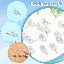 Круглые пластиковые кнопки&nbsp;AJEW-WH20070-074C