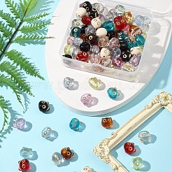 110шт 11 цвета прозрачные акриловые бусины&nbsp;MACR-FS0002-07