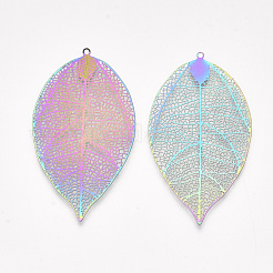 Ионное покрытие(ip) 304 нержавеющая сталь филигранные большие подвески&nbsp;STAS-S108-38