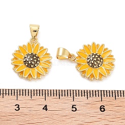 Подвески из латуни с эмалью в стойку&nbsp;KK-Z064-03G