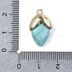 Подвески из синтетической бирюзы&nbsp;G-U019-03A-07