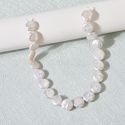 1 нить натуральных бусин из жемчуга Кеши&nbsp;PEAR-LT0001-19