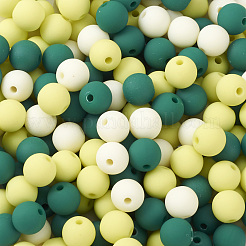 191~193шт прорезиненные силиконовые акриловые бусины с имитацией силикона&nbsp;MACR-TA0001-94A