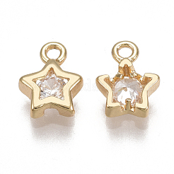 Латунь подвески циркония кубической&nbsp;KK-T038-356G