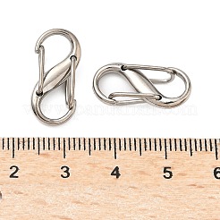 Пружинные застежки для ключей из сплава с двойным карабином S&nbsp;FIND-C084-01P