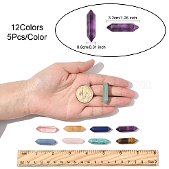 5 шт. натуральный топаз нефрит лечебные камни&nbsp;G-FS0005-83J