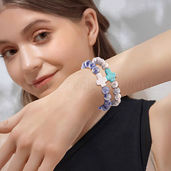 28 шт. 14 стили бусин из смешанных драгоценных камней&nbsp;G-TA0002-84