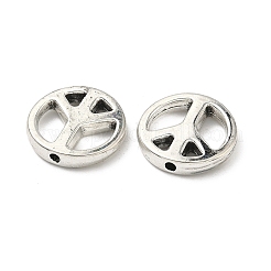 Сплавочные овальные бусины тибетского стиля &nbsp;X-TIBEB-A14187-AS-RS